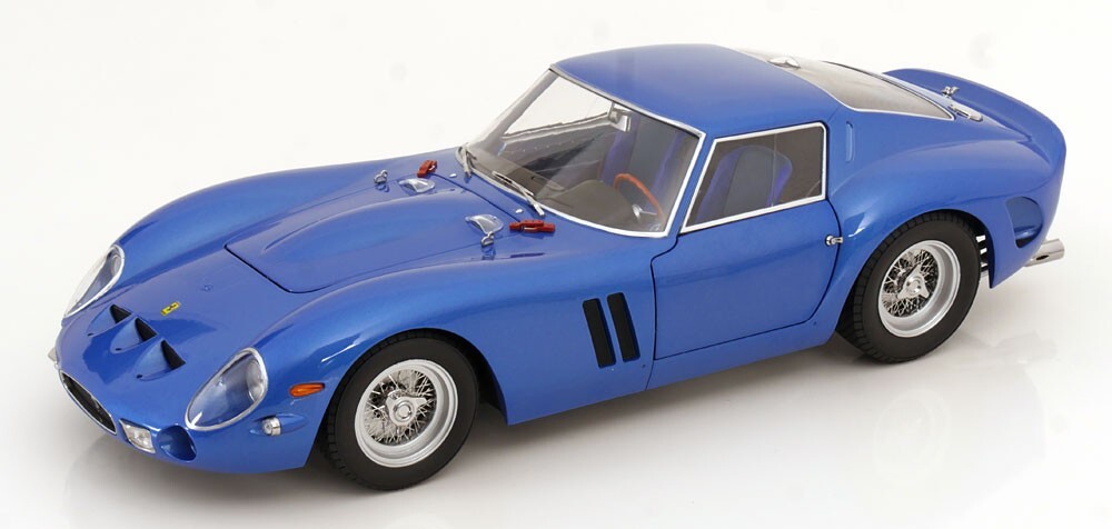 KK Scale Models 1962 Ferrari 250 GTO BLUE W/OPENINGS SUPER LARGE CAR 1:12*New!