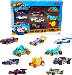 Toy Cars & Trucks, Let’s Race 10-Pack, Set of 10 1:64 Scale Vehicles