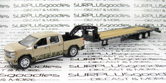 Auto World MOSSY OAK 2019 CHEVROLET SILVERADO High Country w/Gooseneck Trailer