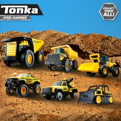 Tonka – Next Gen Mighty Dump Truck – Made with Steel & Sturdy Plastic, Yellow…