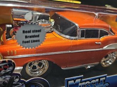 Vntg 2002 Muscle Machines 1957 Chevrolet Bel Air 1:18 Diecast Car NISB Limited