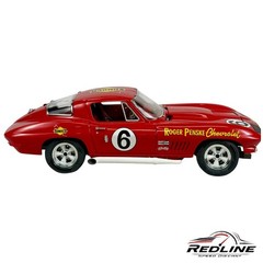 🏁🏁Exoto 1966 Roger Penske Corvette stingray #6 Red 1:18 B3🏁🏁