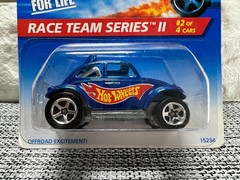 Hot Wheels Race Team Series II #2 of 4 Cars Baja Bug Collector #393 Blue