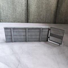 1/64 Fence Mesh Model Railway Scene Accessories Garage Diorama Fence Model Props