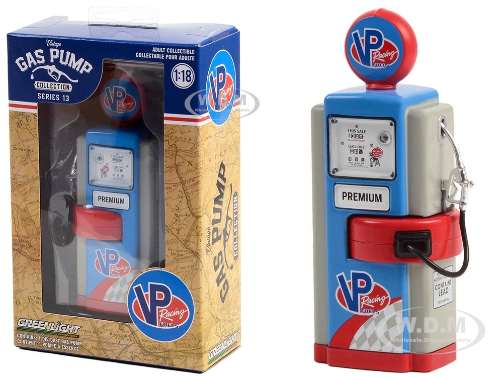 1948 WAYNE 100-A GAS PUMP VP RACING 1/18 DIECAST REPLICA GREENLIGHT 14130 A