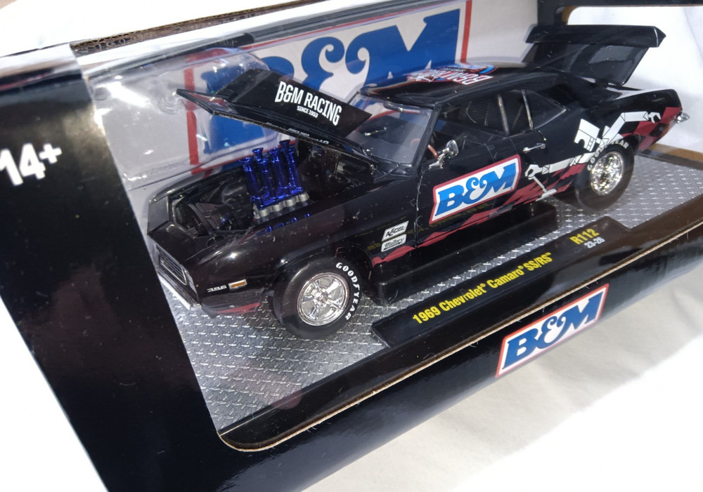 1:24 1969 CHEVROLET CAMARO SS/RS B&M RACING COMPLETELY OUT OF PRODUCTION SEALED!