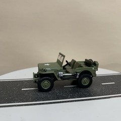 Greenlight Hollywood MASH 1942 Willys MB Jeep WWII Olive Drab Green 1:64 NM