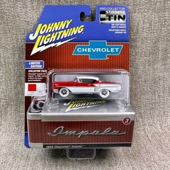 Johny Lightning 1958 Chevrolet Impala White Lightning Storage Tin Chase