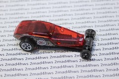 Hot Wheels PACKAGE PULL Motor Show 5PK transparent red HI-ROLLER