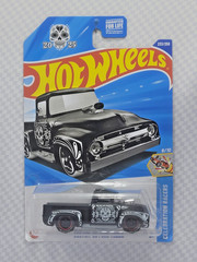 2025 HOT WHEELS CUSTOM 1956 FORD TRUCK CELEBRATIONS CUSTOM REAL RIDERS BB13-1595