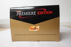 Maisto 36862 Red 1936 Mercedes Benz 500 K TYP Special Roadster 1:18 Scale
