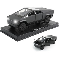 1/32 Scale Tesla Pickup Truck Alloy Car Model Diecast Metal with Sound Light