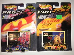 Hot Wheels Pro Racing 1997 Lot of 2 Cars Bill Elliott Sterling Martin NEW Sealed