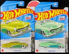 HOT WHEELS 2024,HIROHATA MERC #46, Light Green, Olive, 1st Edition, Combo Ship