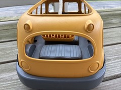 Green toys school bus wagon Made In USA From Recycled Plastic Sturdy Excellent