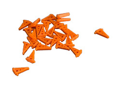 1/64 DCP PARTS ORANGE FONTAINE MAGNITUDE LOWBOY OUTRIGGERS