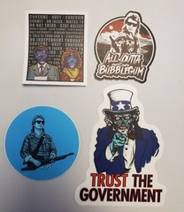 AIRWOLF 1980s STICKERS VARIETY PACK (6) *WORLDWIDE 🌐 SHIPPING*