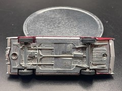 AUTO WORLD 1975 CADILLAC ELDORADO LUXURY CRUISER IN FIREMIST POLY W/RUBBER TIRES