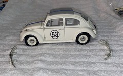 2003 johnny lightning #53 HERBIE THE LOVE BUG 1/18 Diecast DISNEY VW Beatle