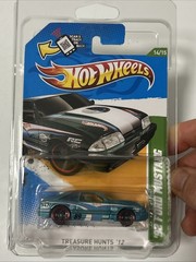 Hot Wheels Treasure Hunts 12 ’92 Ford Mustang Aqua Teal Blue (2011)