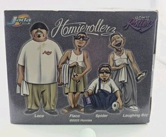 Jada Toys Homie Rollerz 1:24 1939 Chevy Delivery w/ Homies Figures 2003 NIB