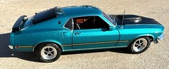 1/18, YCID 1969 Ford Mustang Mach 1 , Gulfstream Aqua , 1-199 NIB