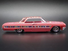 1964 64 CHEVY CHEVROLET IMPALA LOWRIDER GYPSY ROSE 1:64 SCALE DIECAST MODEL CAR