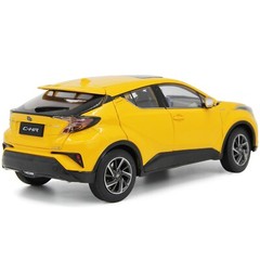 1:18 Scale Toyota CHR 2022 Yellow Diecast Model Car Paudi Collection gift Toy