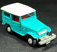 Tomica Tomy No2 Toyota Land Cruiser Blue Diecast 4X4 Desk Nice! Man Cave