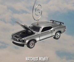 1969 Ford Mustang BOSS 429 1/64 Scale Custom Christmas Ornament Adorno John Wick