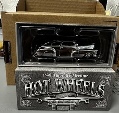 Hot Wheels RLC 1948 Chevy Fleetline Lowrider CHROME CHASE LE 722/5000,NEW INHAND