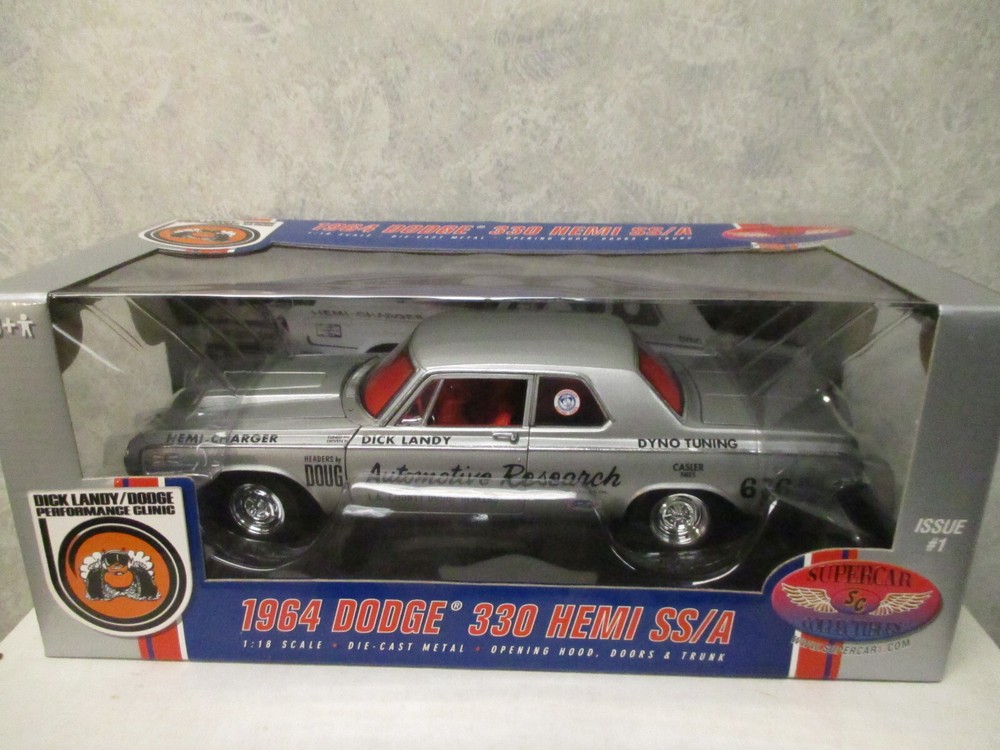 Supercar Collectibles 1964 Dodge 330 Hemi Dick Landy SS/A 1:18 New In Box