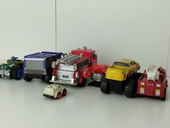 7 cars lot Unknown Maker & UNSEARCHED Used condition VTG