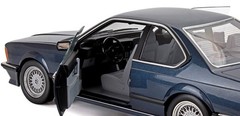 KK SCALE MODELS BMW 6-SERIES M635 CSI (E24) COUPE 1987 Blue metallic 1/12 Scale