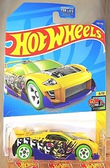 2022 Hot Wheels #170 HW Art Cars 6/10 MS-T SUZUKA Yellow w/Green Wheels White5Sp
