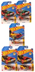 Lot of 5 Hot Wheels Fast Foodie Hot Wheengs & Street Wiener 2025 New Sealed
