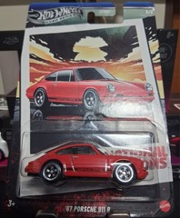 67 Porsche 911 R 5/5 * Bright Red * 2025 Hot Wheels National Icons Silver Series