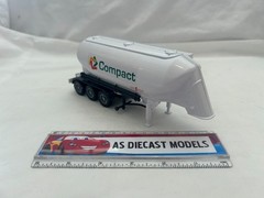 Corgi Modern Truck Joal White 3 Axle Powder Tanker Trailer Only 1/50