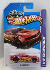 2013 Hot Wheels ’12 Camaro ZL1 HW Showroom 2012 Chevy Transparent RED Tires