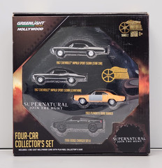 Greenlight Hollywood Supernatural Limited 4-Car Collector’s Set 1:64 Diecast