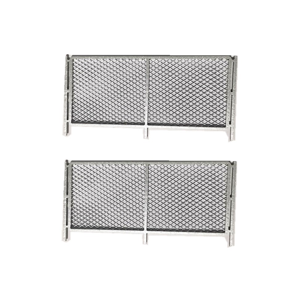 2Pcs 1/64 Fences Diorama Car Model Toy Diorama Simulation Scenery Display Tools
