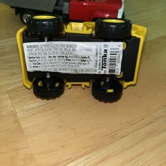 Construction Vehicles Lot Of 5 Plastic Cat Trucks Yellow, Dump Truck Sh60