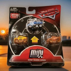 Disney Pixar Cars Mini Racers Derby Racers Diecast 3-Pack NiP