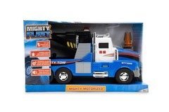 Mighty Motorized Tow Truck Toy – 15″ Vehicle with Lights, Sounds, Working Win…