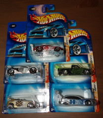 5X – 2003 Hot Wheels Tech Tuners Set – Super Tuned, Ford Focus, Tantrum, etc.