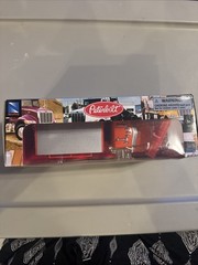 NewRay Peterbilt Model 335 Snow Plow Salt Spreader Orange 1:43 Scale Diecast 158
