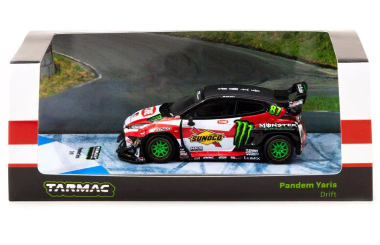 Tarmac Works HOBBY64 “Monster” Pandem Toyota Yaris – Drift 1:64 Diecast Car