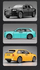 1:32 Rolls Royce Cullinan Alloy Car Model With Light Sounds Children’s Toys