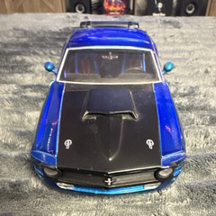 Jada Toys 1:24 Ford Mustang Boss 429 Blue/Black Diecast Fast & Furious