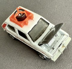 Lot of 3 Vintage 1970s Hot Wheels Cars – White Hare, Flat Out 442, Delorean